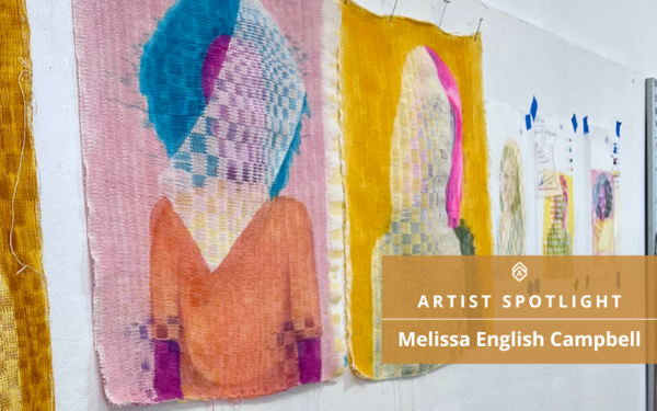 This Artist Found a Way to Blend Painting and Weaving—And It's Stunning