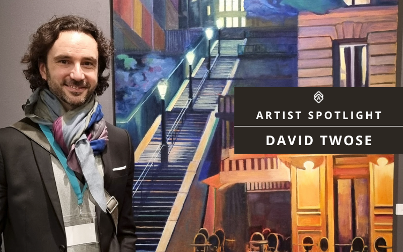 This Artist Paints With His Canvas Upside Down—Here's Why it Works