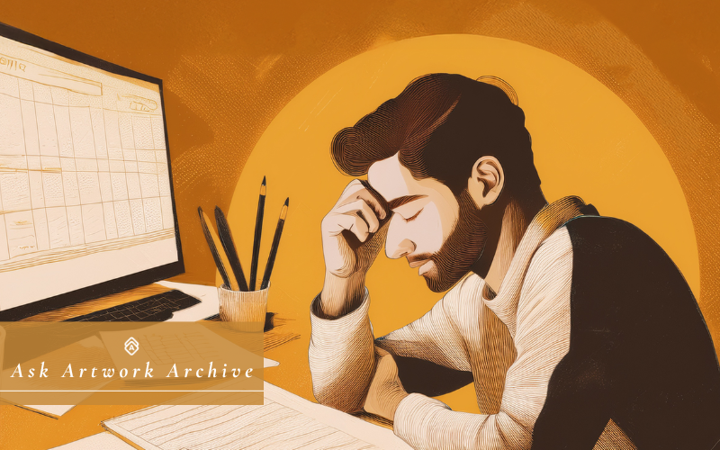 Ask Artwork Archive: "How Much More Energy Can I Give Before Something Has to Change?"