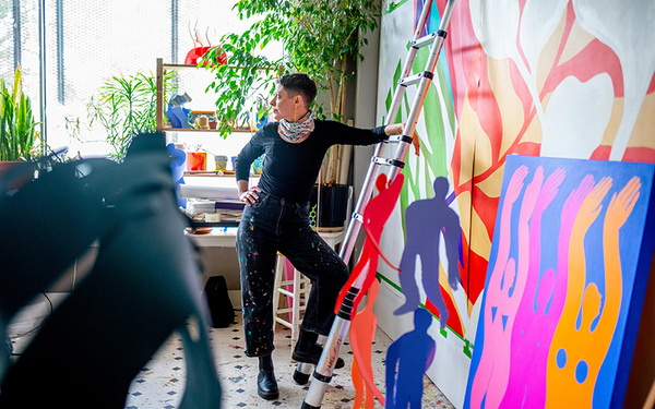 The Artist Making Work as Big as Whole Buildings