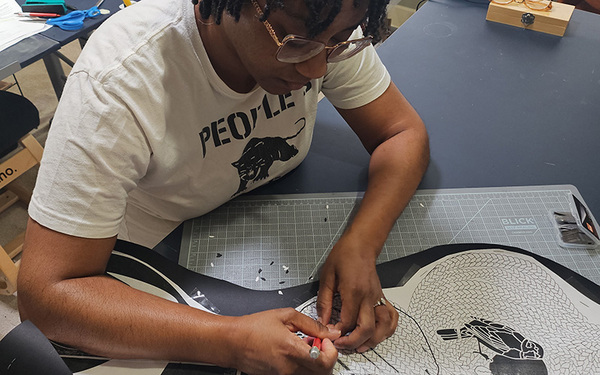 The Artist Honoring Black Experience, One Sheet of Paper at a Time