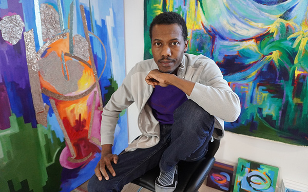 A Luminous Caribbean Childhood, Capture on Canvas