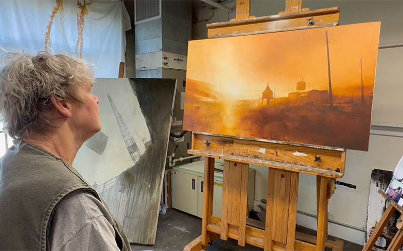 Painter Charlie Hunter’s America Is Fading, Decaying—and Full of Life