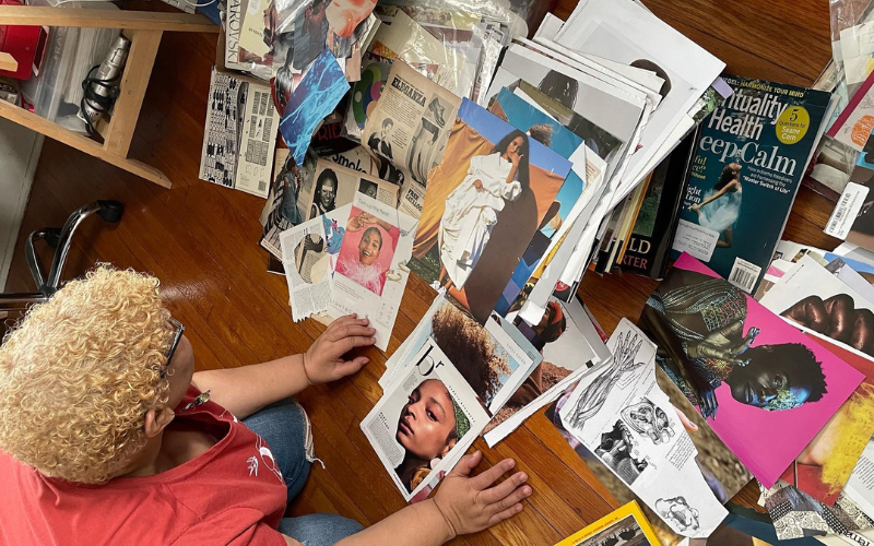 How Indigene Theresa Gaskin Uses Analog Collage to Archive the Stories of Black Women