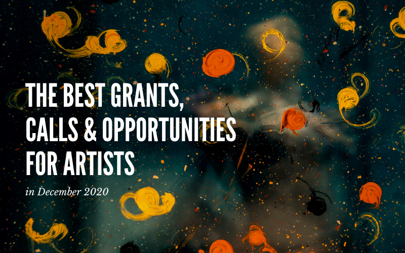 Monthly Art Opportunities: The Best Opportunities with December Deadlines