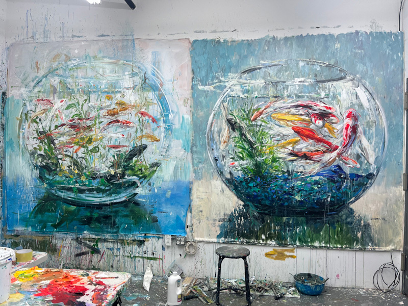 Two paintings