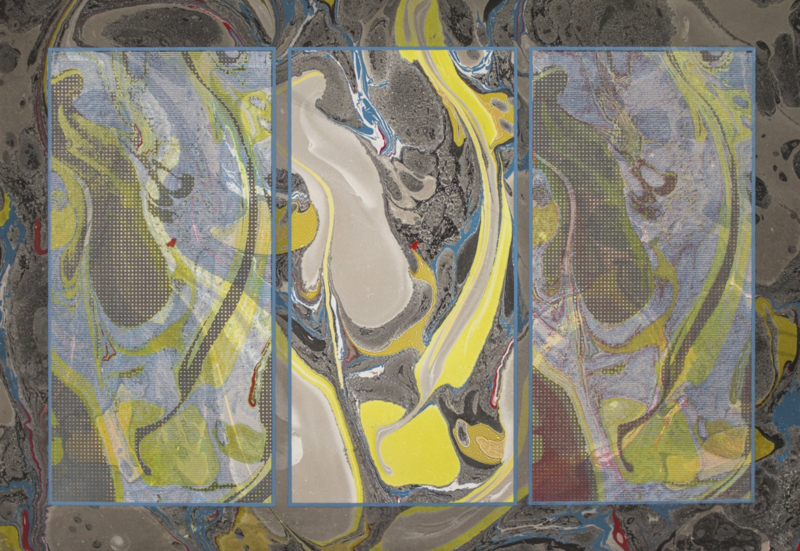 Keith Garubba, Simulation of a Drip Spawning 5 15 x 22 in, from the artist's Dr. Armbruster's Laboratory collection