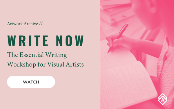Write Now: The Essential Writing Workshop for Artists